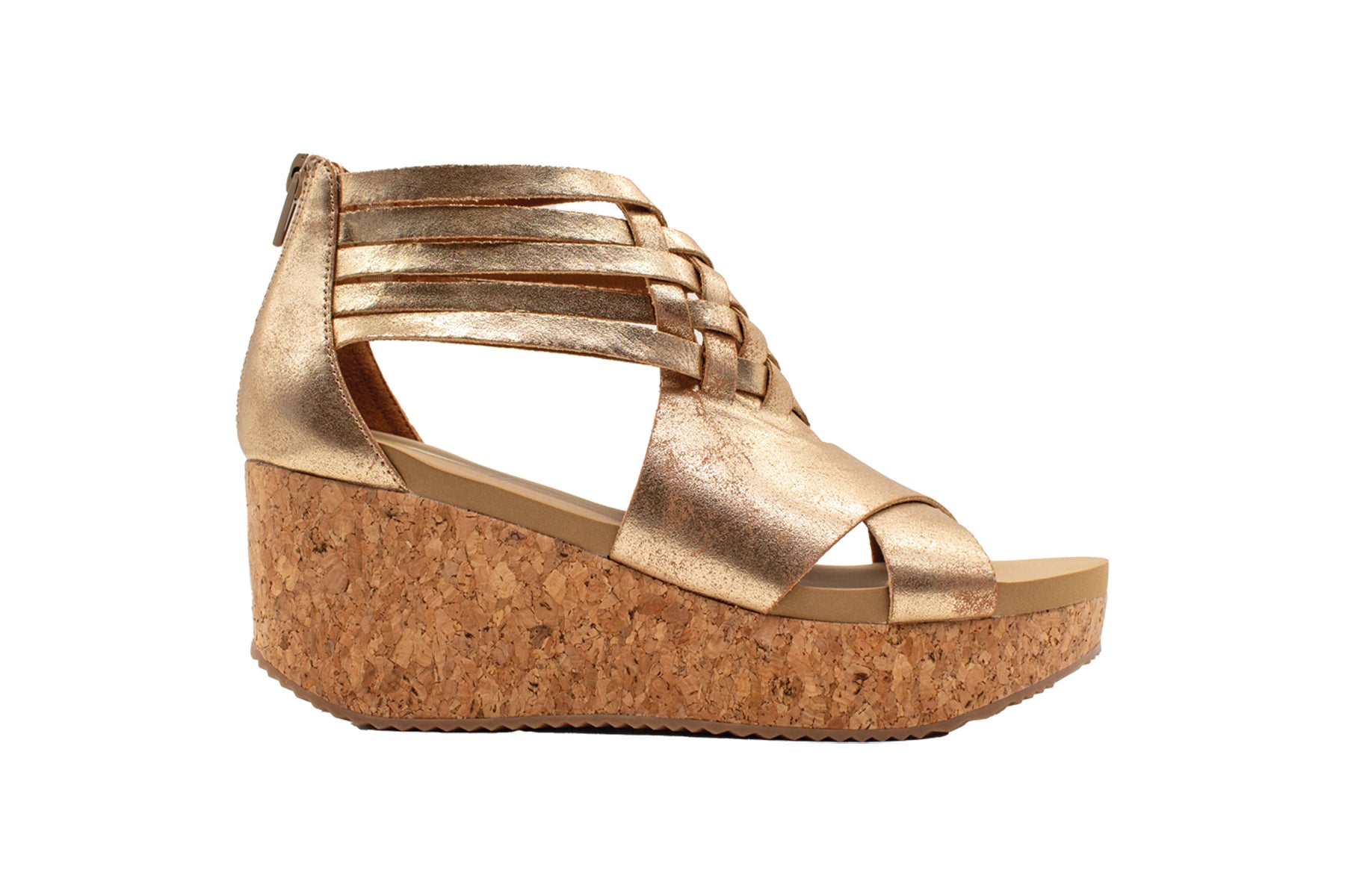 gold wedge dress sandals AKIRA Gold Gino Mustard Croc Wedge Sandal
