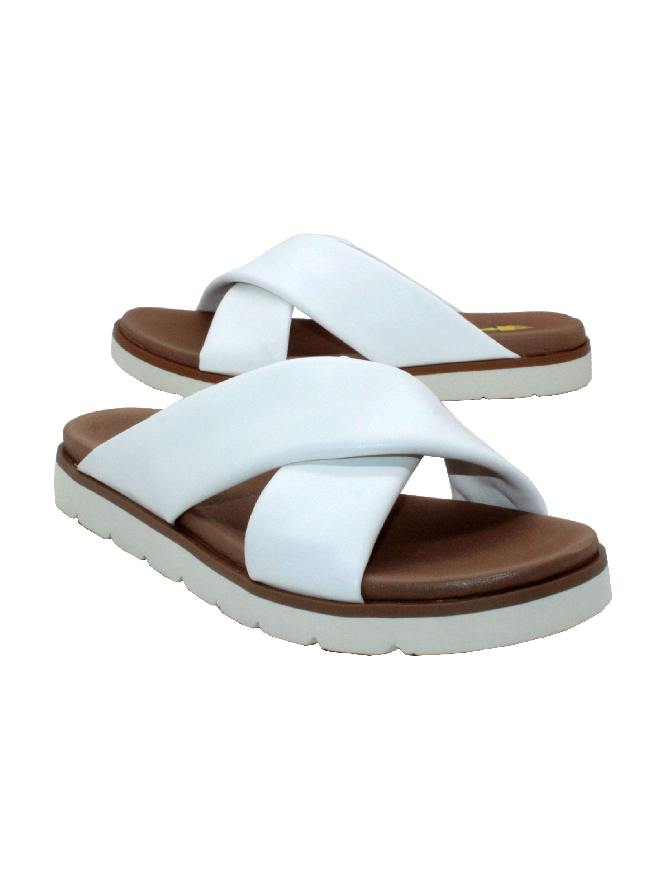 White shop volatile sandals