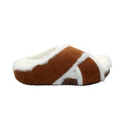 Volatile lovers will instantly recognize the 'Culver’ crisscross slide as the comfort faux fur version of our bestselling ‘Ablette’ sandal. Inspired by slippers, these sandals are ready to keep feet cozy both indoors and outdoors, featuring Volatile’s signature ultra-comfort EVA insole and non-skid, durable rubber traction outsole. Try pairing them with a lounge wear or knit pants.