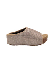 Volatile’s Festina open toe slide in sparkling stretch knit was an instant hit when it first launched and has since become one of our classic styles, offering total comfort in a chic silhouette with a shimmer to keep things joyful. The soft, stretch knit upper gently hugs the foot while our signature ultra comfort EVA insole keeps soles restful, even after a full day of being on your feet. Perfect for all day special events. blush 