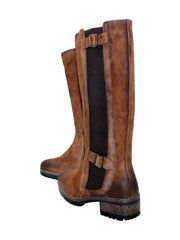 Very Volatile’s ‘Mitchell’ lug bottom boots are tough yet chic, bold yet ultra-versatile, and set on comfortable, chunky lug soles. Featuring adjustable double buckle accents with elastic goring, partial inside zipper, so all you need to use is the zipper to slip these on and go. Pair these with everything from cropped trousers to satin slip dresses. cognac 4