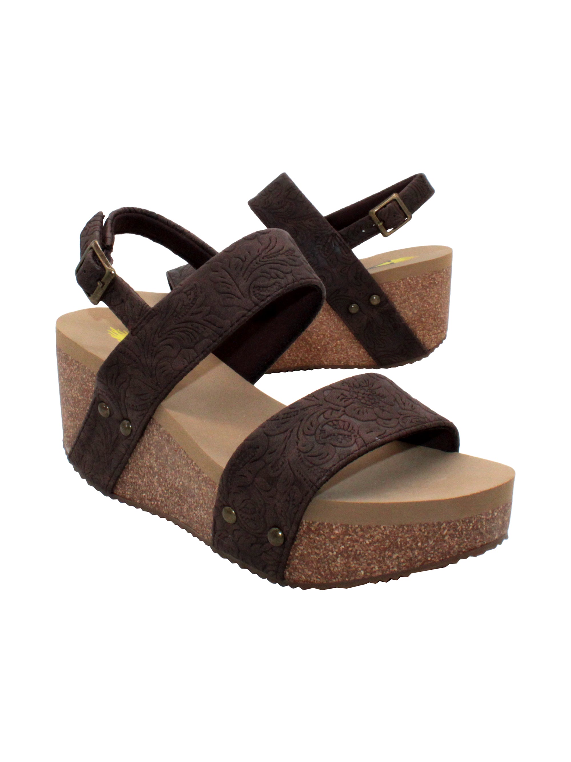 Casual Wear Black Wedges heels With White Lining sandals for ladies at Rs  540/pair in Gurugram